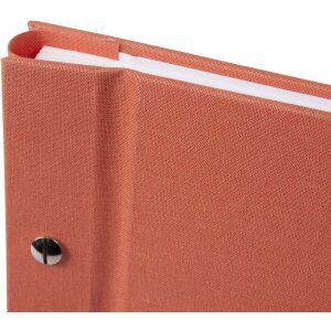 Goldbuch álbum con tapa de rosca Bella Vista salmón 39x31 cm 40 páginas blancas