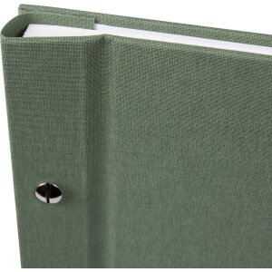 Álbum con tapa de rosca Goldbuch Bella Vista Alcachofa 40 páginas tapa de lino 39x31 cm