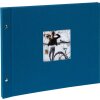 Álbum con tapa de rosca Goldbuch Bella Vista gasolina 39x31 cm 40 páginas blancas
