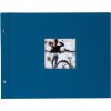 Álbum con tapa de rosca Goldbuch Bella Vista gasolina 39x31 cm 40 páginas blancas
