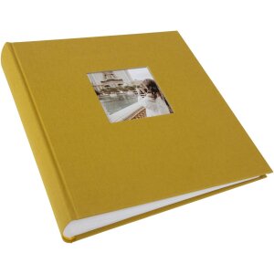 Goldbuch Jumbo Álbum de Fotos Bella Vista mostaza 30x31 cm 100 páginas blancas