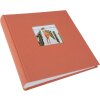 Goldbuch Jumbo Álbum de Fotos Bella Vista salmón 30x31 cm 100 páginas blancas lino