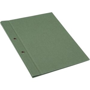 Carpeta para certificados Goldbuch Bella Vista Alcachofa 24x31 cm funda de lino