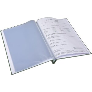Carpeta para certificados Goldbuch Bella Vista Alcachofa 24x31 cm funda de lino