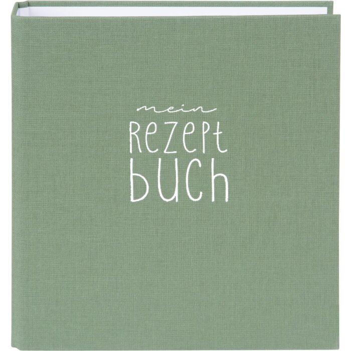 Goldbuch carpeta de recetas Bella Vista alcachofa lino 21x24 cm