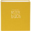 Goldbuch carpeta de recetas Bella Vista mostaza 21x24 cm mecanismo de anillas de lino