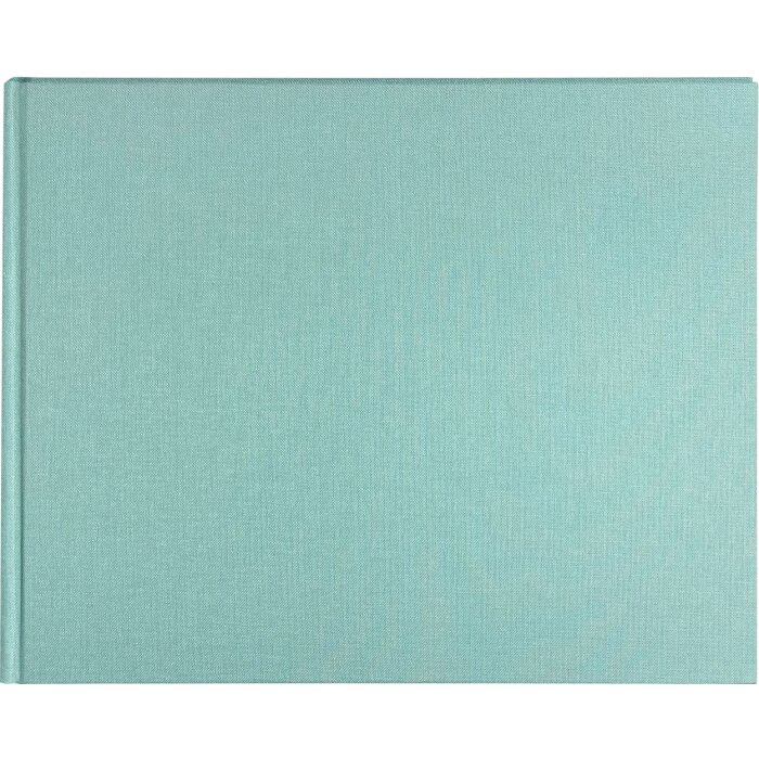 Libro de oro Bella Vista aqua 25x20 cm 100 páginas blancas