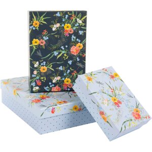 Goldbuch set de cajas de cartón Verano 3 cajas de cartón