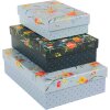 Goldbuch set de cajas de cartón Verano 3 cajas de cartón