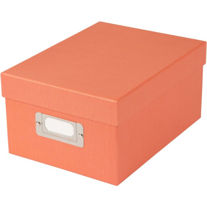 Goldbuch caja de almacenamiento Bella Vista salmón 16x11x21 5 cm para 700 fotos