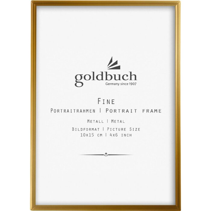 Marco de metal Goldbuch Oro fino 10x15 cm