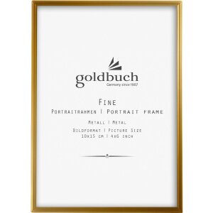 Marco de metal Goldbuch Oro fino 10x15 cm