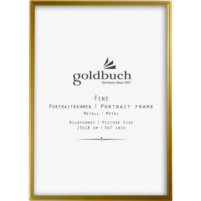 Marco de metal Goldbuch Oro fino 13x18 cm