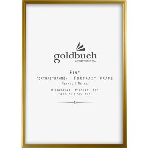 Marco de metal Goldbuch Oro fino 13x18 cm