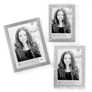 Marco de fotos Walther aluminio Mirja 15x20 cm plata brillo