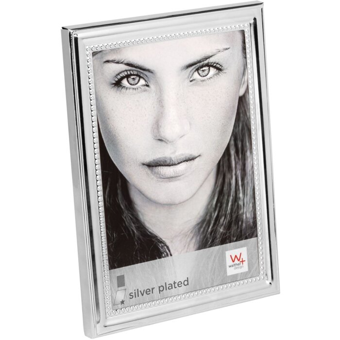 Portarretrato de metal Walther Elodie 10x15 cm plata