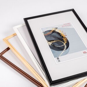 Marco de madera Walther Select 13x18 cm cristal de arte blanco