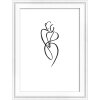Marco de madera Walther Silueta 10x15 cm blanco