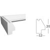 Marco de madera Walther Silhouette 20x30 cm perfil MDF negro cristal transparente