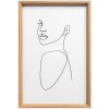 Marco de madera Walther Silueta de madera MDF de 10x15 cm a 30x40 cm cristal transparente