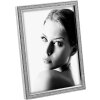 Mascagni A1066 Marco de fotos de metal 10x15 a 20x25 cm Plata Blanco