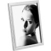 Mascagni A1066 Marco de fotos de metal 10x15 a 20x25 cm Plata Blanco
