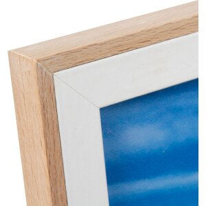 Marco de fotos Goldbuch Ava blanco-naturaleza 10x15 cm a...