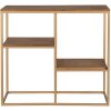 Clayre & Eef 50744 Estante de pared color oro 53x18x49 cm