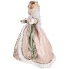 Clayre & Eef 50761 Ángel Decorativo Rosa Blanco 50x23x65 cm