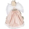 Clayre & Eef 50761 Ángel Decorativo Rosa Blanco 50x23x65 cm