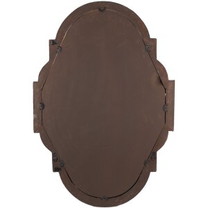 Clayre & Eef 52S300 Espejo de pared Marrón Beige 63x4x91 cm