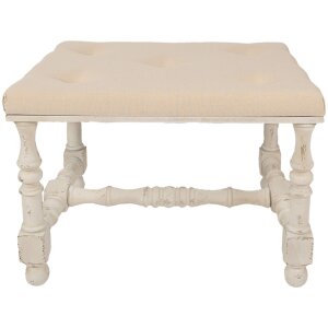 Clayre & Eef 5H0666 Taburete Beige 62x47x46 cm