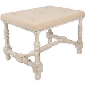 Clayre & Eef 5H0666 Taburete Beige 62x47x46 cm