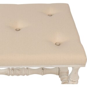 Clayre & Eef 5H0666 Taburete Beige 62x47x46 cm