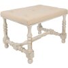 Clayre & Eef 5H0666 Taburete Beige 62x47x46 cm