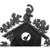 Clayre & Eef 5KL0233G Reloj de Pared Gris 36x8x86 cm - 1xAA