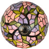 LumiLamp 5LL-6308 Lámpara de mesa Tiffany rosa Ø 30x50 cm E27-máx 1x60W