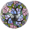 LumiLamp 5LL-6308 Lámpara de mesa Tiffany rosa Ø 30x50 cm E27-máx 1x60W