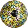 LumiLamp 5LL-6312 Lámpara de mesa Tiffany verde Ø 40x60 cm E27-máx 2x60W