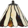 LumiLamp 5LL-6316 Lámpara de mesa Tiffany Beige Ø 20x60 cm E14-máx 1x40W