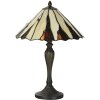LumiLamp 5LL-6317 Lámpara de mesa Tiffany Ø 36x60 cm E14-máx 2x40W