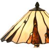 LumiLamp 5LL-6317 Lámpara de mesa Tiffany Ø 36x60 cm E14-máx 2x40W