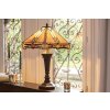 LumiLamp 5LL-6325 Lámpara de mesa Tiffany Beige 50x50x75 cm E27-máx 2x60W