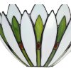 LumiLamp 5LL-6329 Aplique Tiffany Blanco 30x15x18 cm E14-máx 1x40W