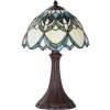 LumiLamp 5LL-6334 Lámpara de mesa Tiffany Beige Ø 25x42 cm E14-máx 1x40W