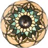 LumiLamp 5LL-6334 Lámpara de mesa Tiffany Beige Ø 25x42 cm E14-máx 1x40W