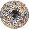 LumiLamp 5LL-6344 Lámpara de mesa Tiffany azul Ø 40x60 cm E27-máx 2x60W