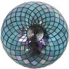 LumiLamp 5LL-6347 Lámpara de mesa Tiffany azul Ø 40x61 cm E27-máx 2x60W