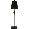 Clayre & Eef 5LMP670 Sobremesa Negro Ø 20x75 cm E27-max 1x60W