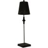 Clayre & Eef 5LMP670 Sobremesa Negro Ø 20x75 cm E27-max 1x60W